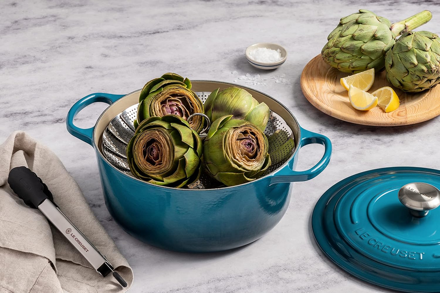 Enameled Cast Iron Round Dutch Oven, 5.5 qt. B617494