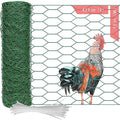 Chicken Wire, Chicken Wire Fencer, Wire Fencing Mesh for Garden, 0.63 in Mesh 15×600 inches Chicken Wire for Crafts DIY, Poultry Netting, Rabbit Fence for Garden, Chicken Wire Fencing
