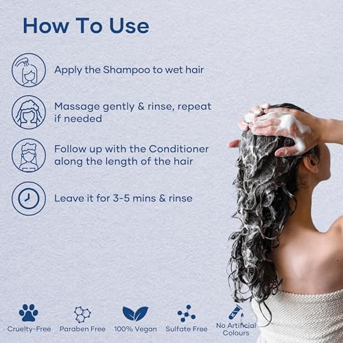 Tea Tree Shampoo and Conditioner Set for Itchy Dry Scalp, Sulfate Free W1398
