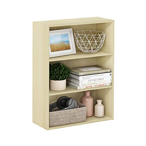 3-Tier Open Shelf Bookcase, Americano E787305