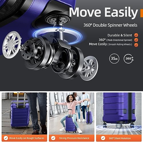Expandable Luggage Set with TSA Lock A418040
