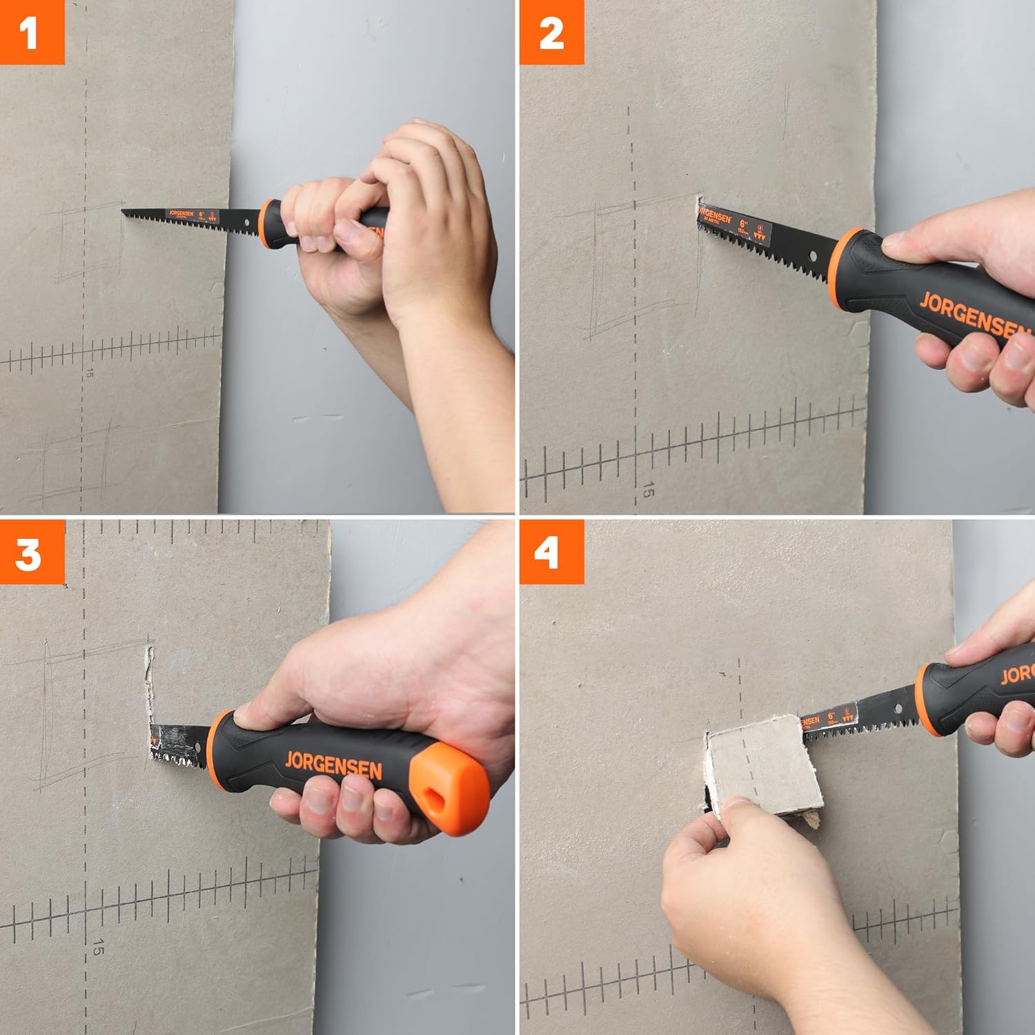 Drywall Saw & 6-inch Jab Saw with Ergonomic Handle T5805