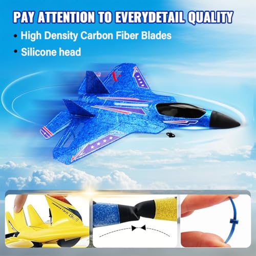 F22 RC Airplane Fighter, 2.4Ghz 2 Channel Remote Control Plane for Kids Beginners Y282