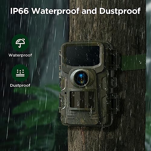 Trail Camera, 2K 36MP Wildlife Camera with Night Vision and Motion Sensor V275