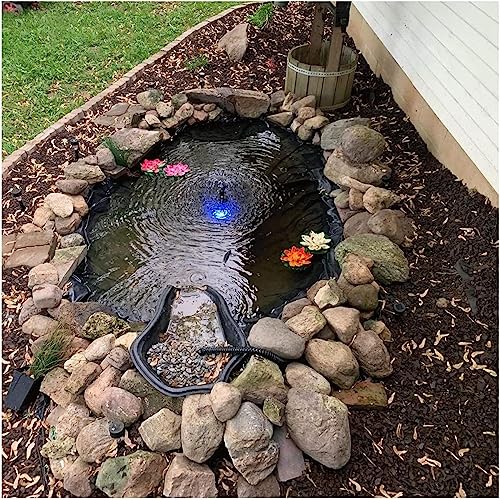 Black HDPE Pond Liner 0.13mm UV Resistant 10x10m H41540
