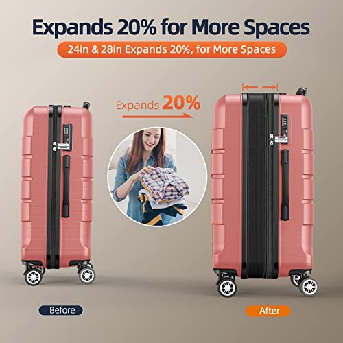 Expandable Luggage Set with TSA Lock A418040