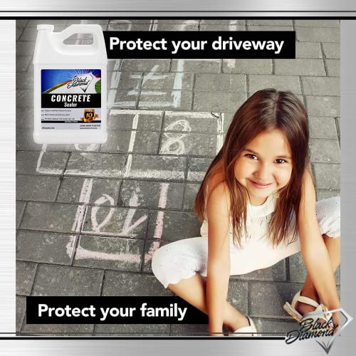 Concrete Sealer Clear Penetrating Waterproofing Spray for Driveways, Patios, Brick, Stone T80034
