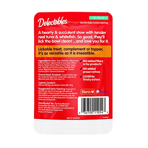 Lickable Wet Cat Treats for Adult & Senior Cats, Variety Pack, 30 Count C7744
