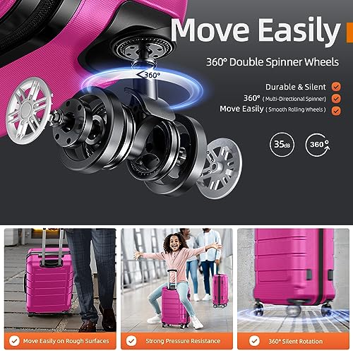 Expandable Luggage Set with TSA Lock A418040