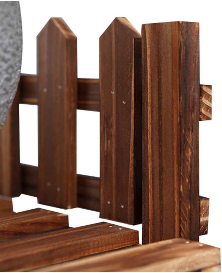 Wooden Multi-Layer Plant Display Stand with Flower Pot Holder H872262