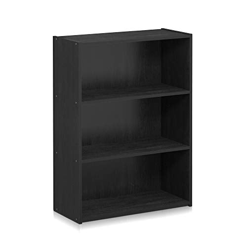 3-Tier Open Shelf Bookcase, Americano E787305