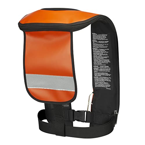 Inflatable Work Vest for Adults, Auto Hydrostatic, 35 lb Buoyancy V1338