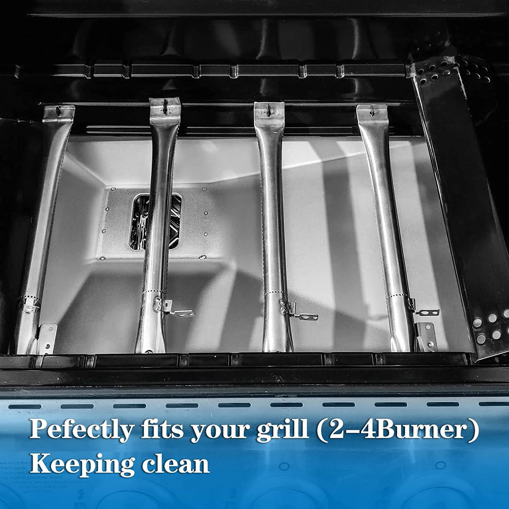 Grease Tray with Catch Pan and Foil Liner for Gas Grill, 10 Pack B82012