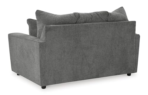 Casual Loveseat with Flared Arms, Gray E735987