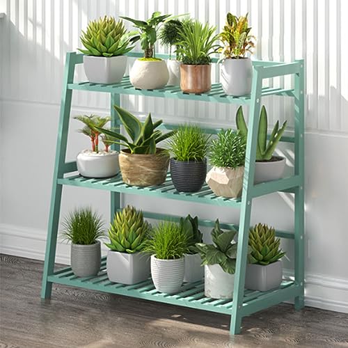 Wood Plant Stand Ladder Flower Pot Display Rack E67085