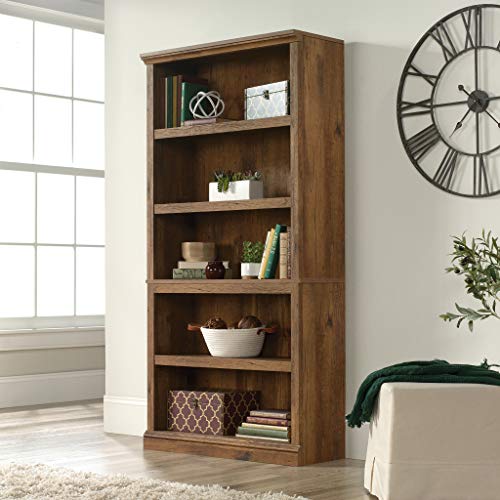 5 Tier Book Shelf Wooden Bookcase for Home Office Living Room C105