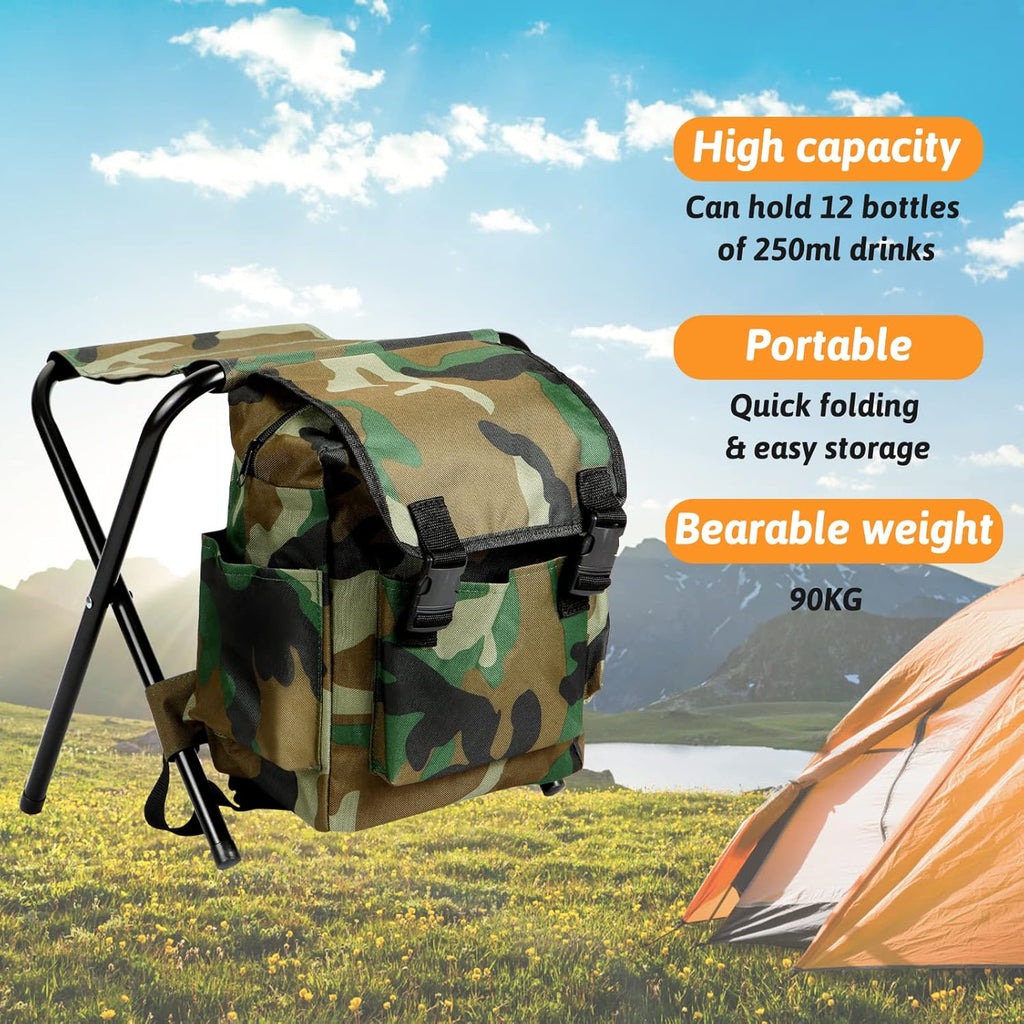 Portable Folding Camping Stool with Picnic Bag for Outdoor Travel G7280