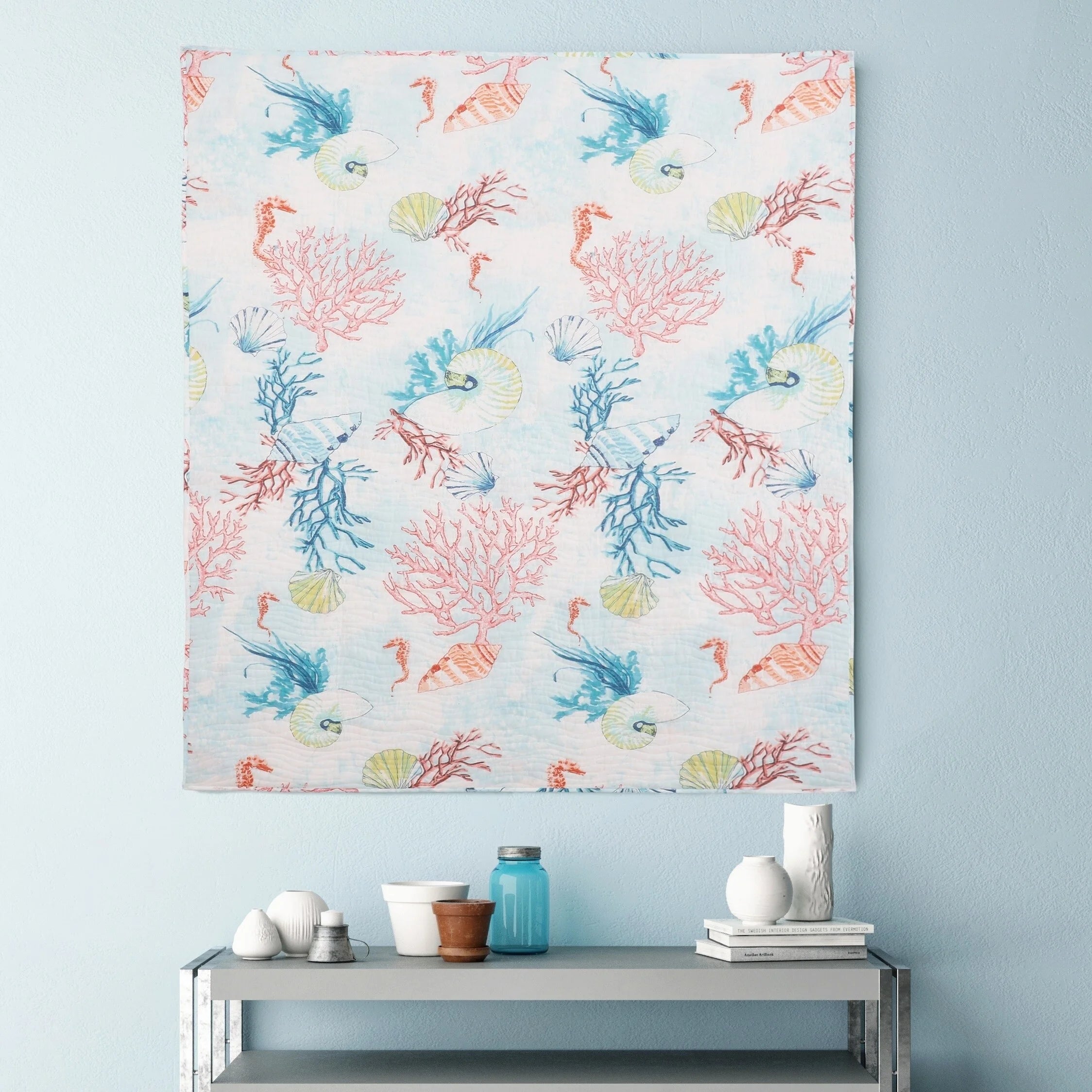 Coastal Quilted Throw P48255