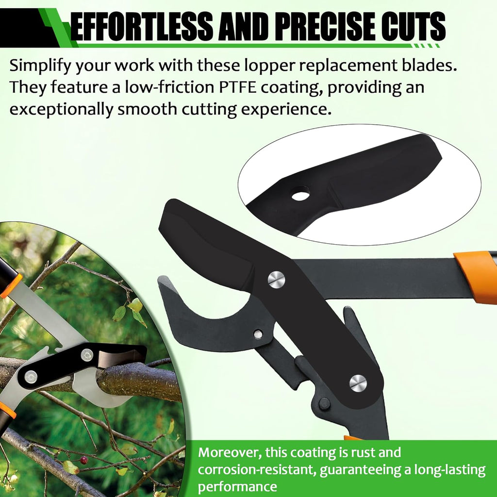 Steel Replacement Blade for Bypass Loppers, 2-Pack V754