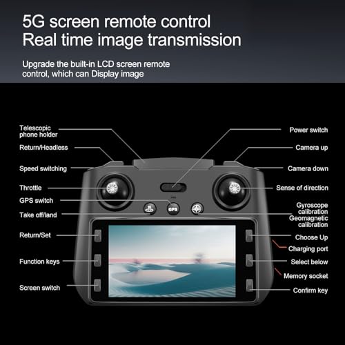 4K GPS Camera Drone for Adults with Obstacle Avoidance T867