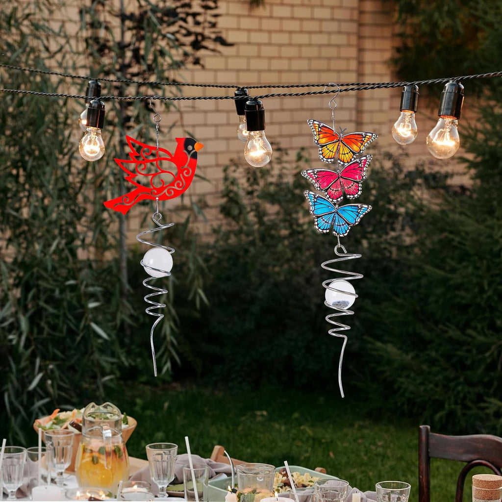 18" Wind Spinner Outdoor Hanging Metal Garden Décor Z329