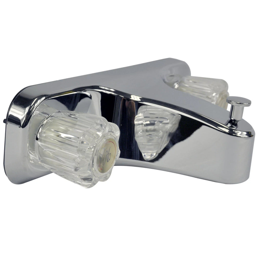 Mobile Home RV Tub Shower Center-Set Faucet, 8 Inch, 2-Handle, Chrome V247