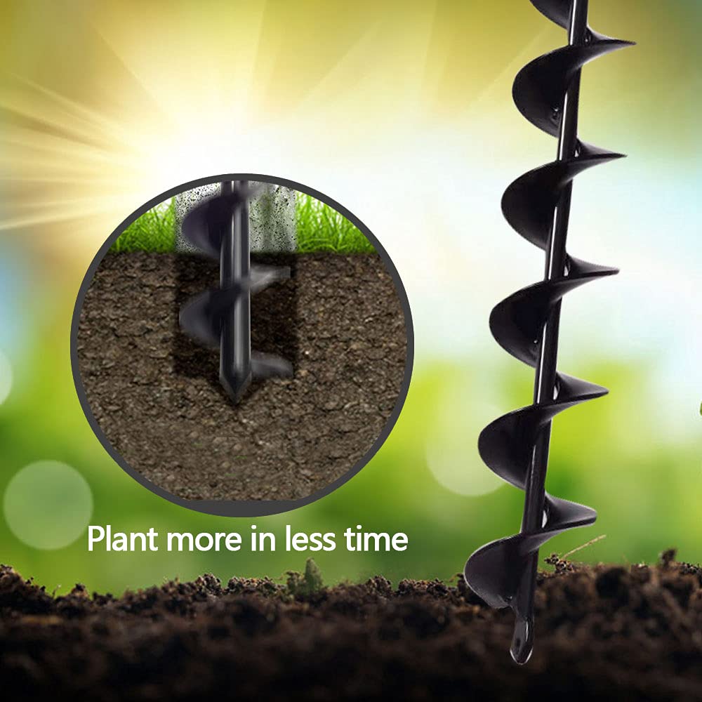32" x 2" Garden Auger Drill Bit for Planting Bulbs & Bedding Plants K49255