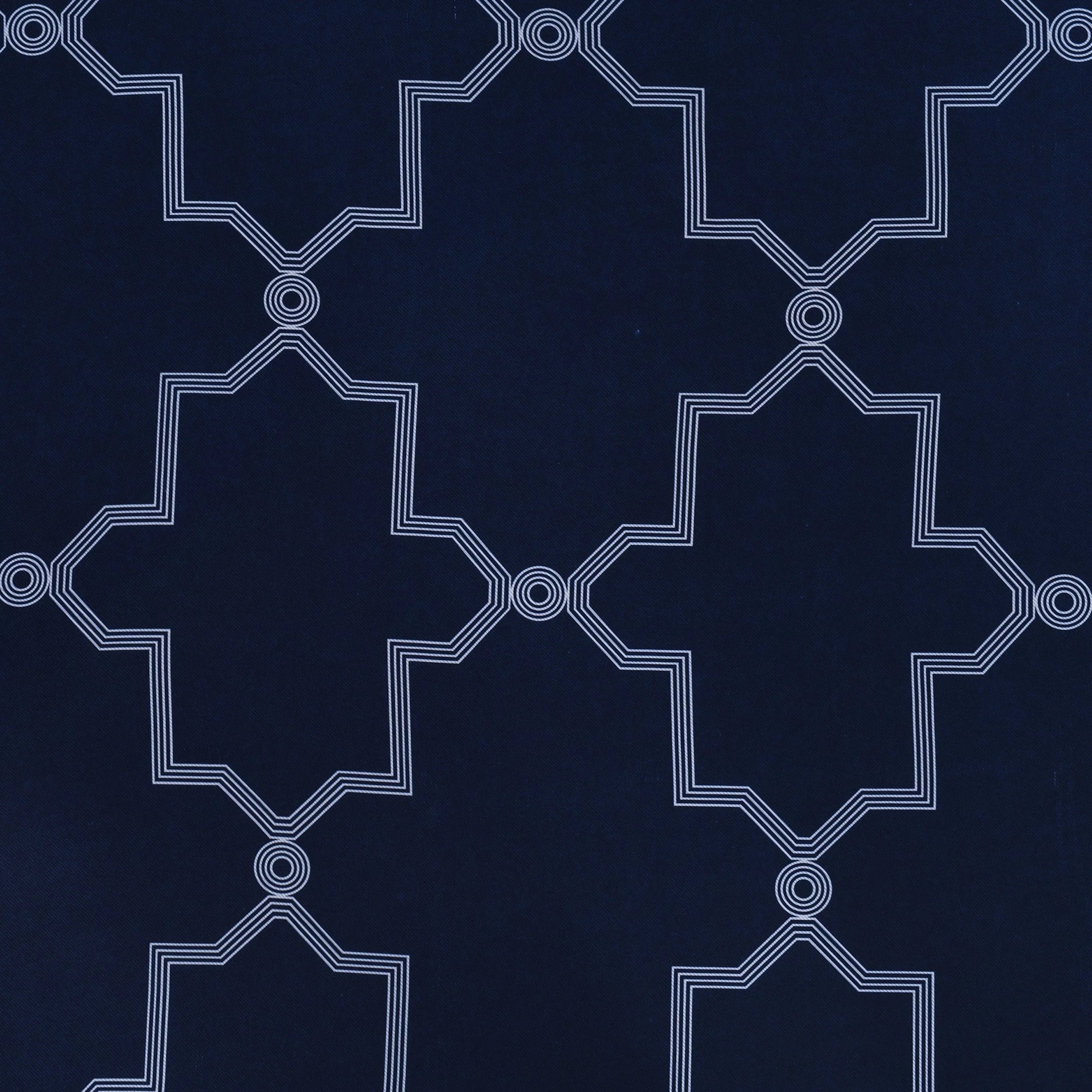 Navy Blue Blackout Thermal Grommet Curtain Set of 2 C556
