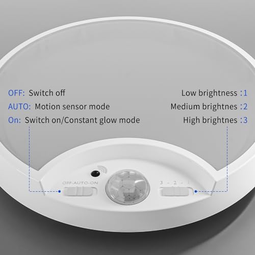 Wireless LED Ceiling Light with Remote and Motion Sensor T780