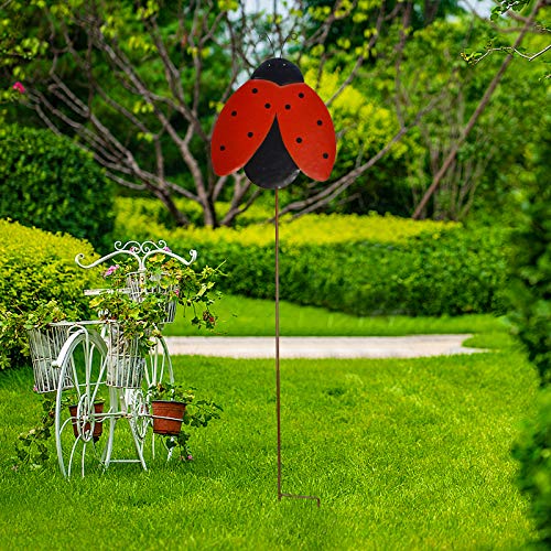 Blue Butterfly Metal Garden Stake Y6575