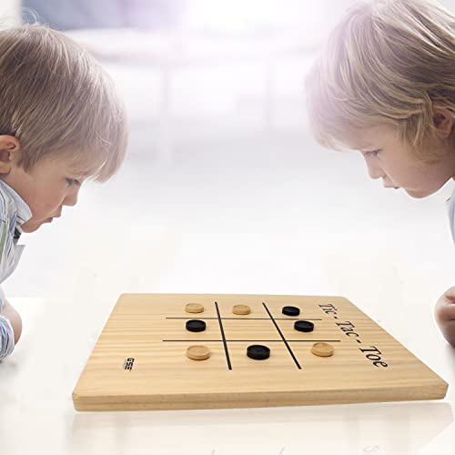 16" 3-in-1 Wooden Folding Chess, Checker & Backgammon Board Game Set L259
