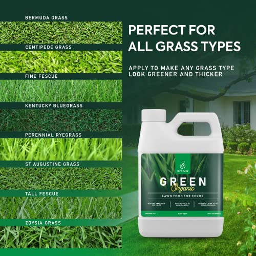 Organic Lawn Fertilizer for Color and Sustained Growth, 32 oz. P6208