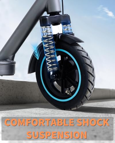 Electric Scooter for Adults, 500W Motor, Folding with Dual Suspension D383