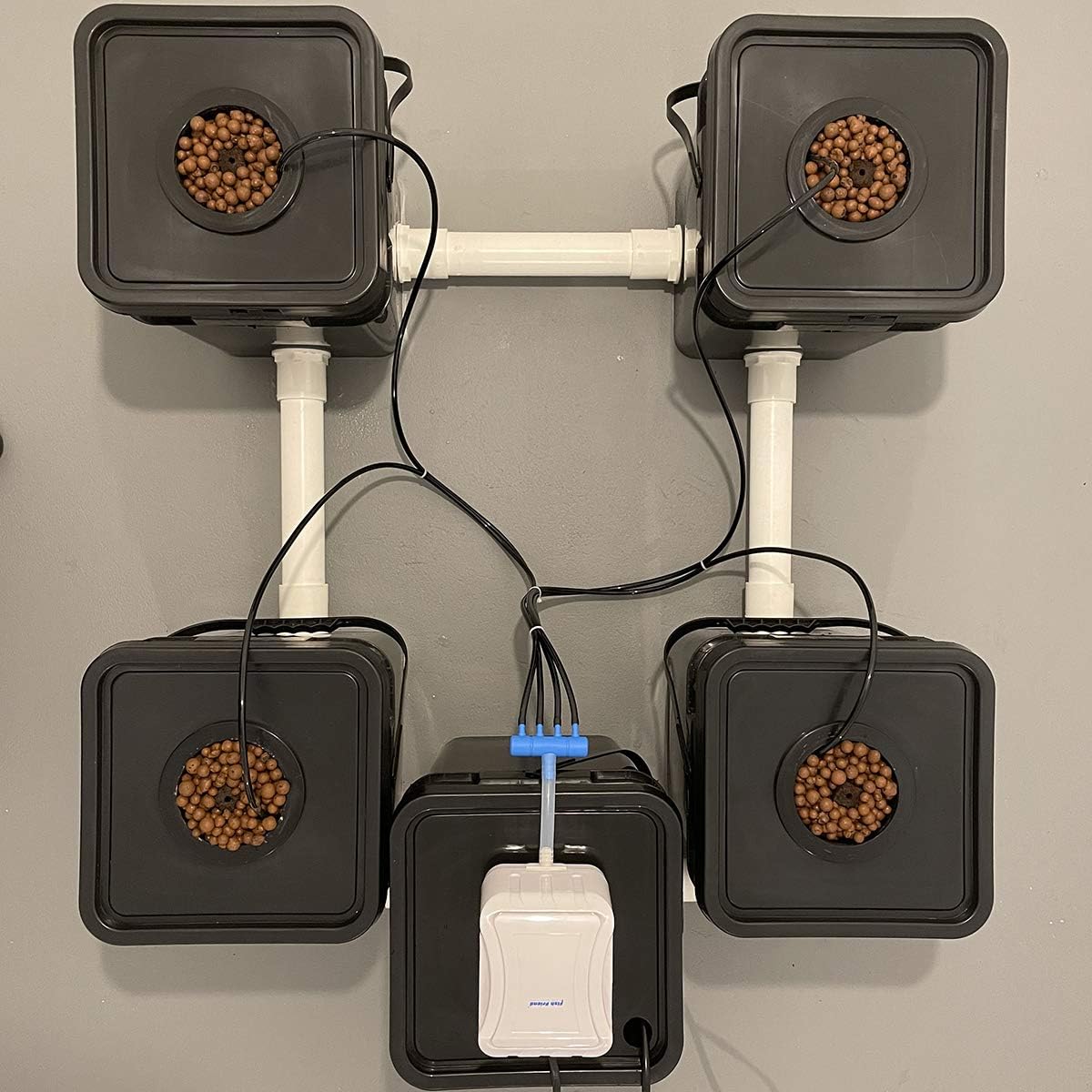 4 Site RDWC Hydroponic Grow Kit System, 5 Gallon K776485