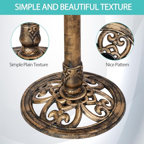 Antique Green Resin Pedestal Bird Bath for Outdoor Garden Z630