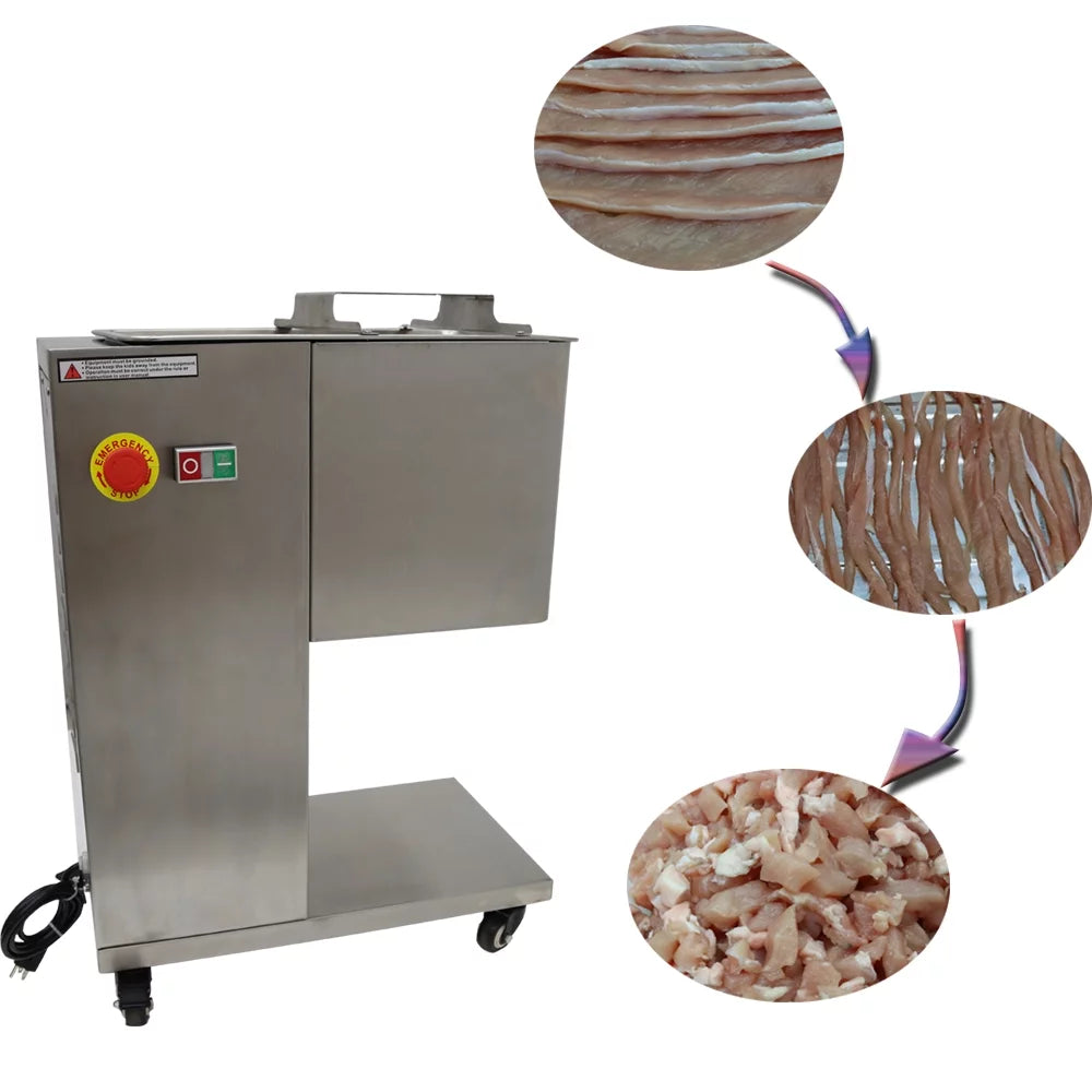 Commercial Meat Slicer Stainless Steel with 3mm Blade Y7696
