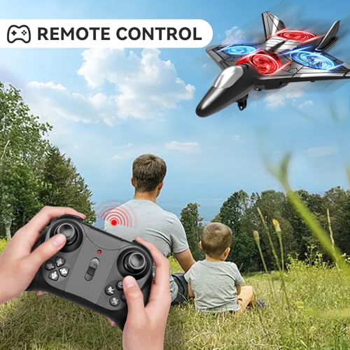 RC Plane with Camera, Foam Remote Control Drone for Kids and Adults V58020