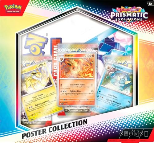 Pokemon TCG Scarlet & Violet Prismatic Evolutions Poster Collection W315