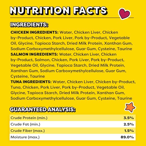 Creamy Puree Lickable Cat Treats, 0.42 oz Tubes, 48 Count Y26330