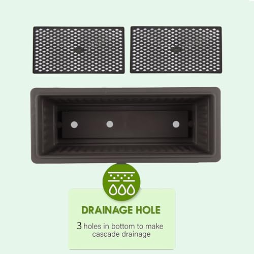 5-Tier Elevated Garden Bed with 5 Planter Boxes for Vegetables Herbs Flowers K12373