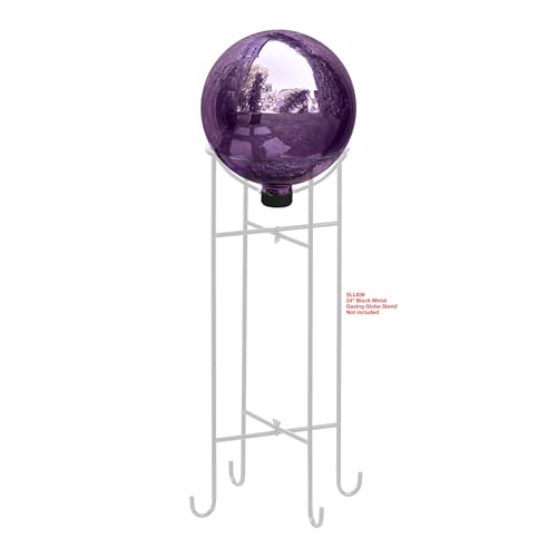 10" Glass Gazing Globe for Indoor/Outdoor Yard Décor, Blue N1145