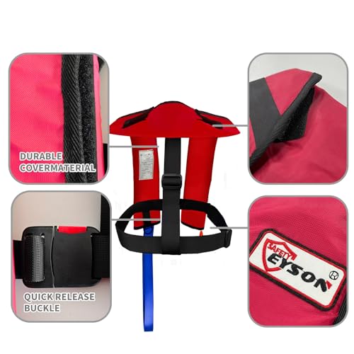 Automatic Inflatable Life Jacket for Adults, Low Profile, 330 lbs E6850