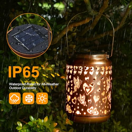 Solar Lanterns Outdoor Turtle Garden Decor Waterproof Hanging Light L4405