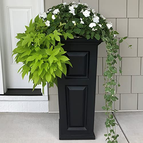 Nantucket Planter, 16x16, Black A8431