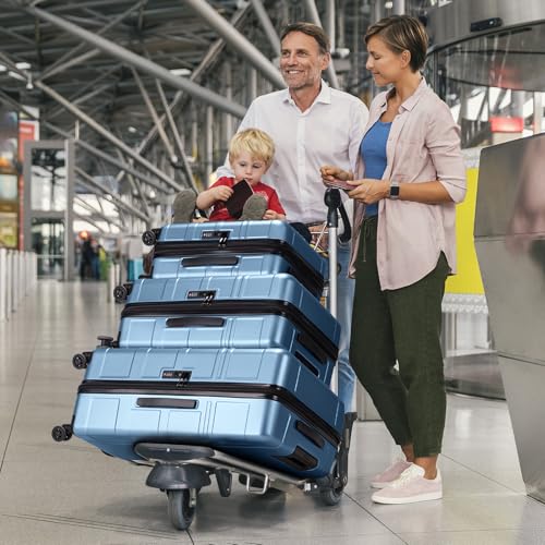 Luggage Expandable 3 Piece Set Suitcase with TSA Lock Spinner Wheels 20/24/28in S545211