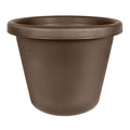 The HC Companies 24 Inch Round Classic Planter - Large Plastic Plant Pot for Indoor Outdoor Plants Flowers Herbs, Slate Blue