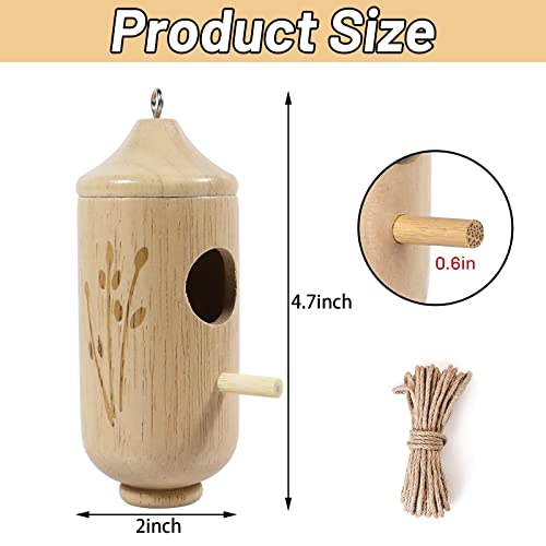 Wooden Hummingbird House for Outside Hanging C912081