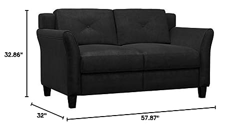 Harrington Loveseat, Black Z341092