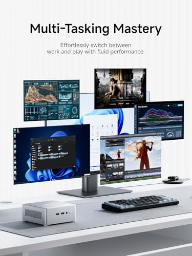 Mini PC with AMD Ryzen 7 8845HS, Radeon 780M Graphics, 1TB SSD, 32GB DDR5 Z7060