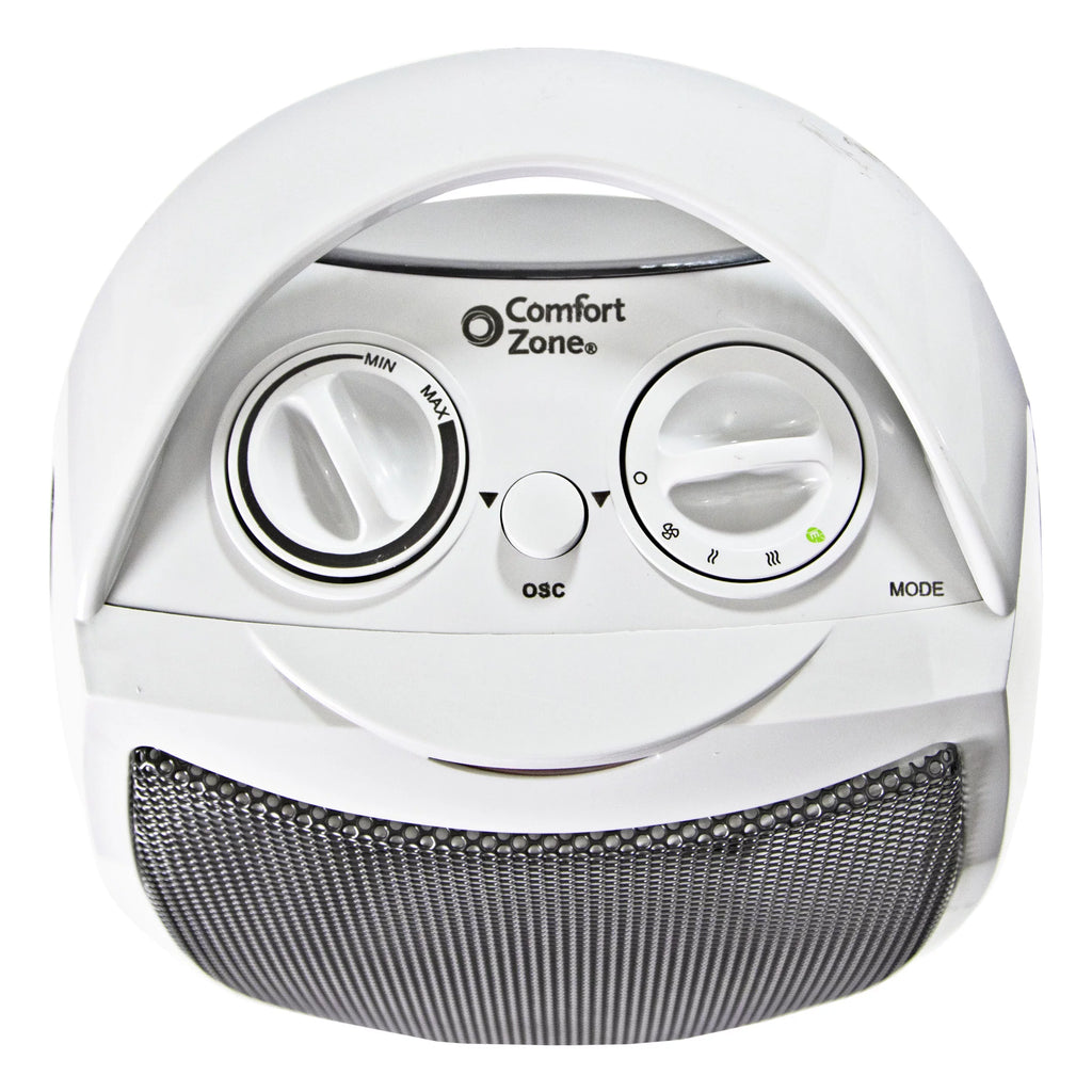 Oscillating Ceramic Heater, 1500W, Adjustable Thermostat E7454